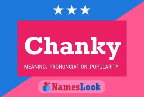 Chanky 名字海报