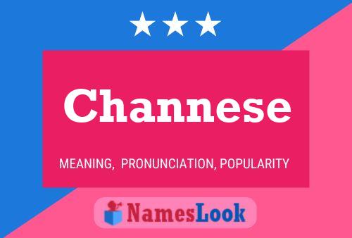 Channese 名字海报