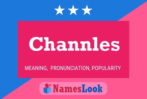 Channles 名字海报