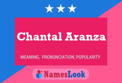 Chantal Aranza 名字海报