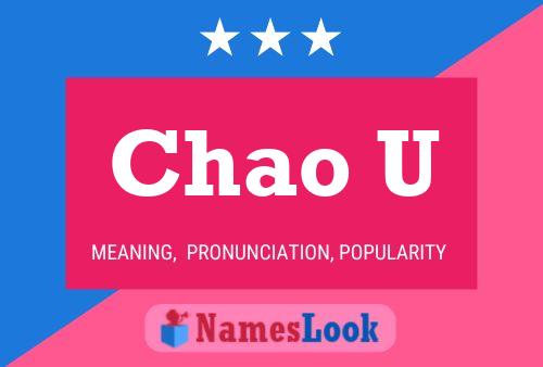 Chao U 名字海报