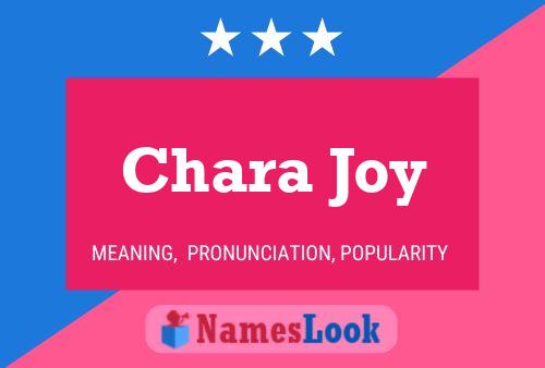 Chara Joy 名字海报