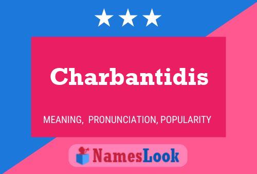 Charbantidis 名字海报