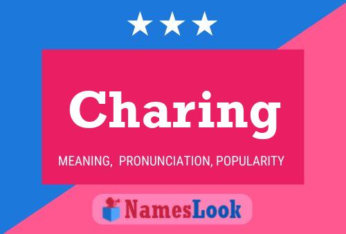 Charing 名字海报