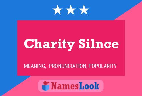 Charity Silnce 名字海报