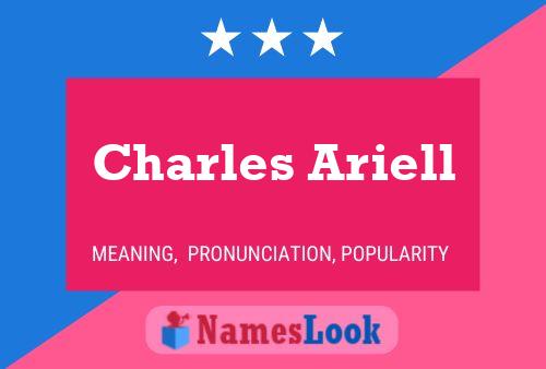 Charles Ariell 名字海报