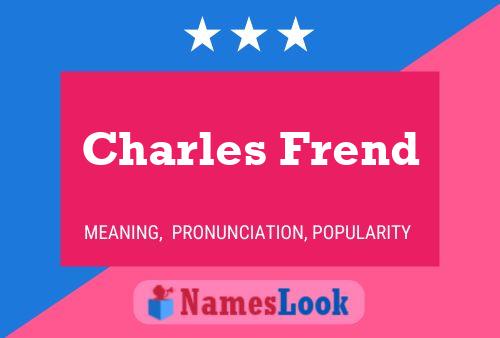 Charles Frend 名字海报