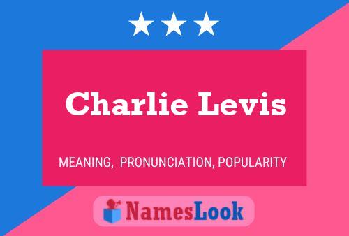 Charlie Levis 名字海报