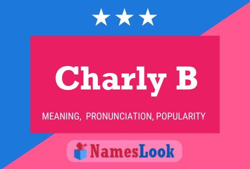 Charly B 名字海报