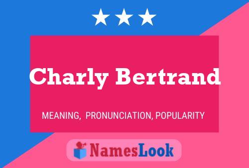 Charly Bertrand 名字海报