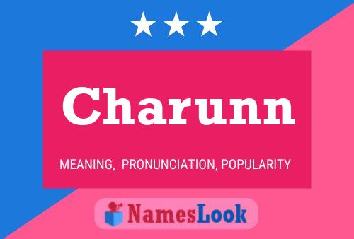 Charunn 名字海报