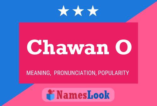 Chawan O 名字海报