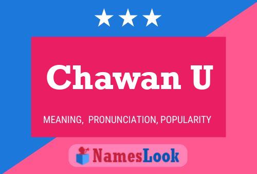 Chawan U 名字海报