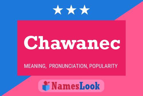 Chawanec 名字海报