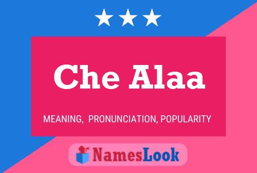 Che Alaa 名字海报