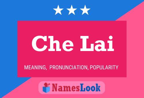 Che Lai 名字海报