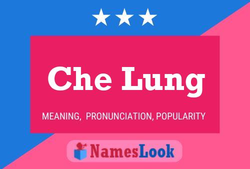 Che Lung 名字海报