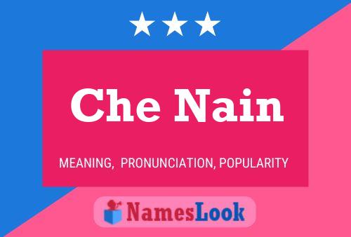 Che Nain 名字海报