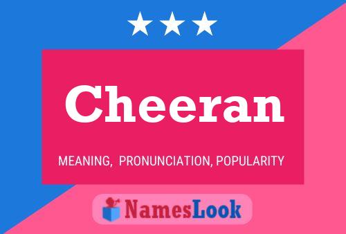 Cheeran 名字海报