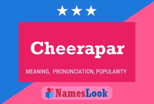 Cheerapar 名字海报