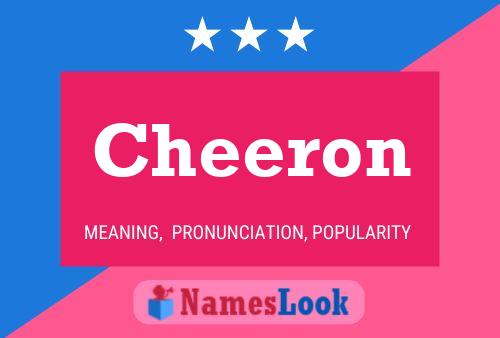 Cheeron 名字海报