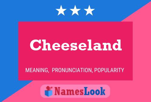 Cheeseland 名字海报