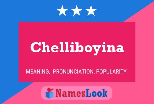 Chelliboyina 名字海报