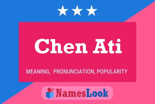 Chen Ati 名字海报