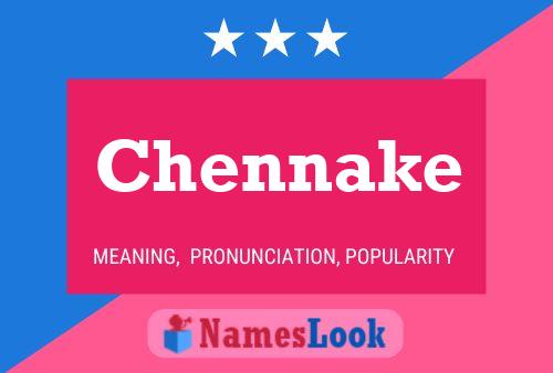 Chennake 名字海报