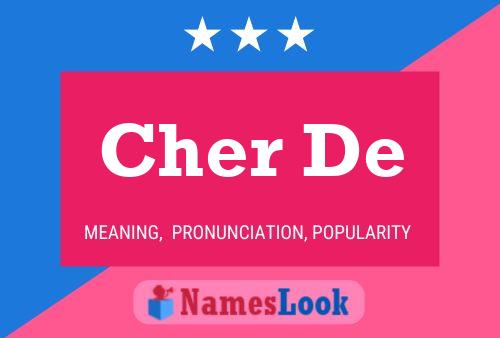 Cher De 名字海报