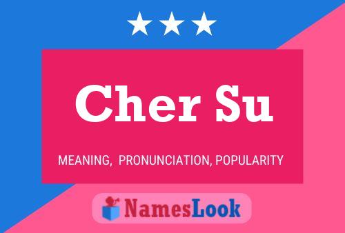 Cher Su 名字海报