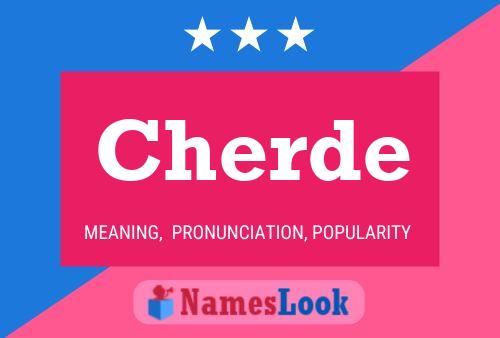 Cherde 名字海报