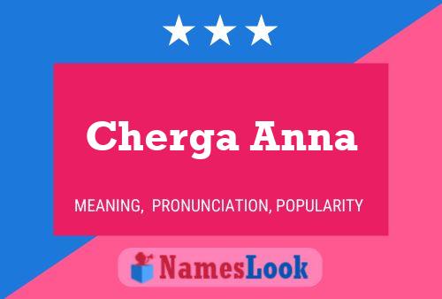 Cherga Anna 名字海报