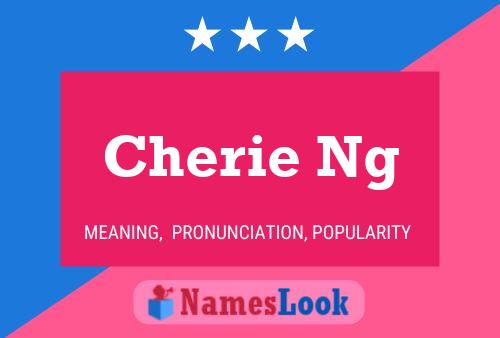 Cherie Ng 名字海报