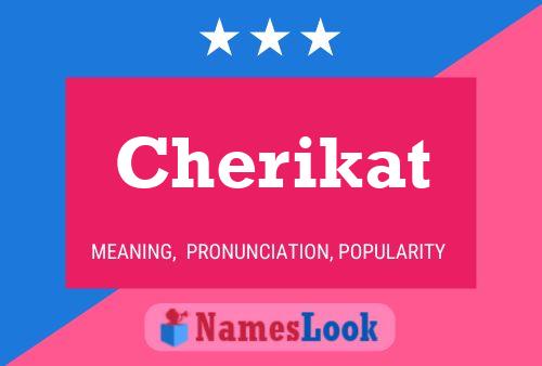 Cherikat 名字海报