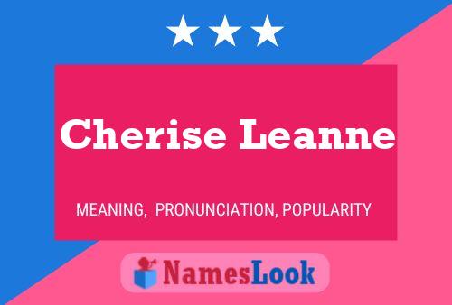 Cherise Leanne 名字海报