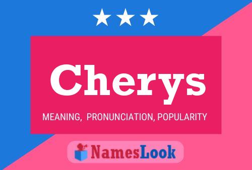 Cherys 名字海报