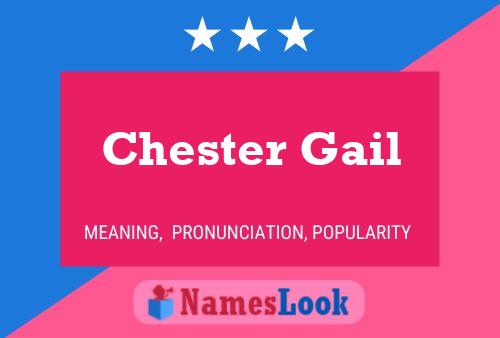 Chester Gail 名字海报