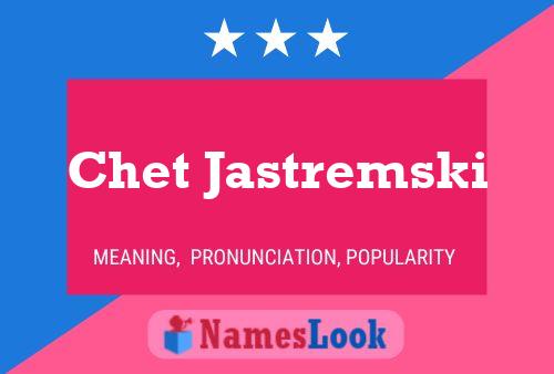 Chet Jastremski 名字海报