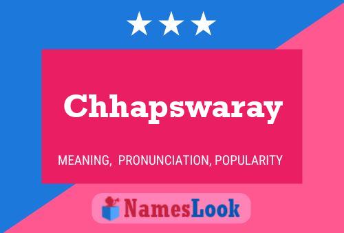 Chhapswaray 名字海报