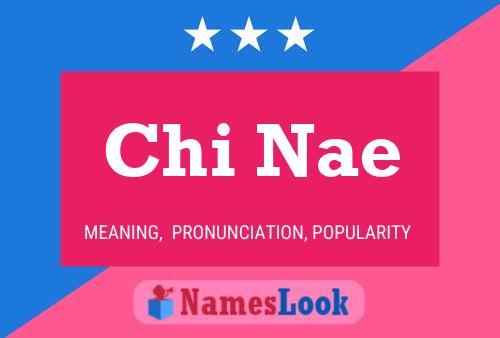 Chi Nae 名字海报