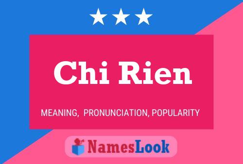 Chi Rien 名字海报