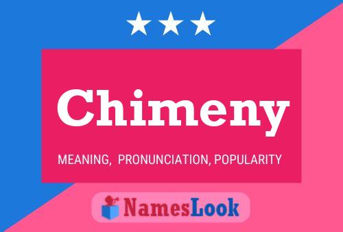 Chimeny 名字海报