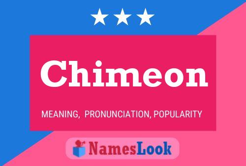 Chimeon 名字海报