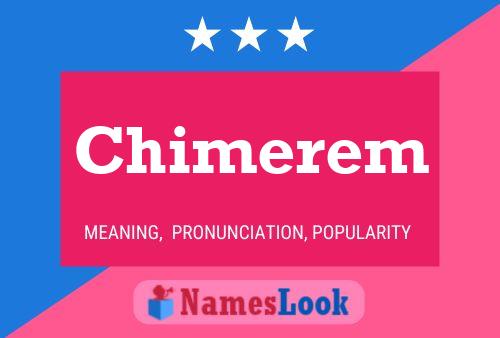 Chimerem 名字海报