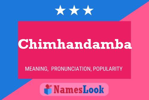 Chimhandamba 名字海报