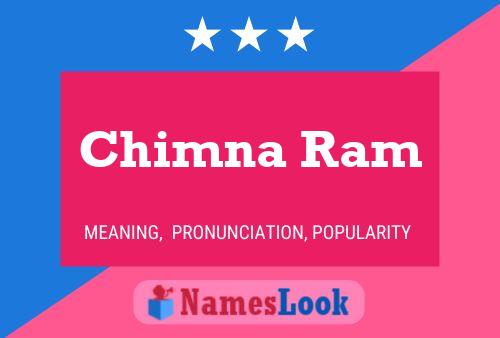 Chimna Ram 名字海报