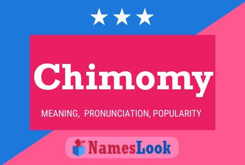 Chimomy 名字海报