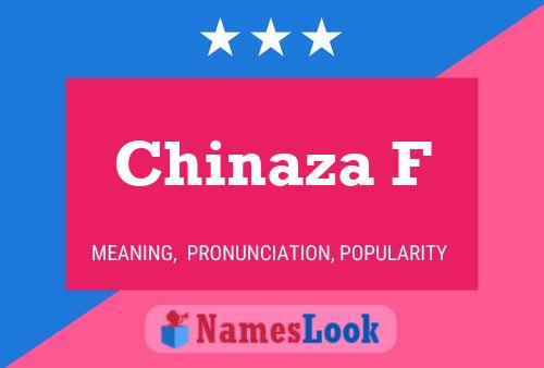 Chinaza F 名字海报