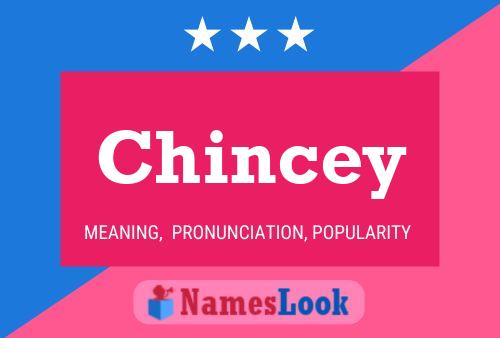 Chincey 名字海报